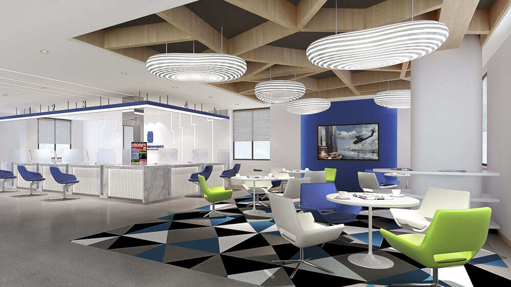 辦公室休閑區裝修圖